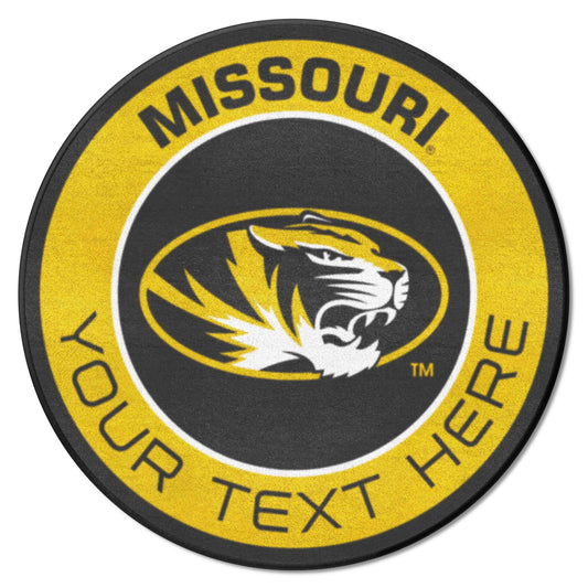 University of Missouri Personalized Roundel Mat