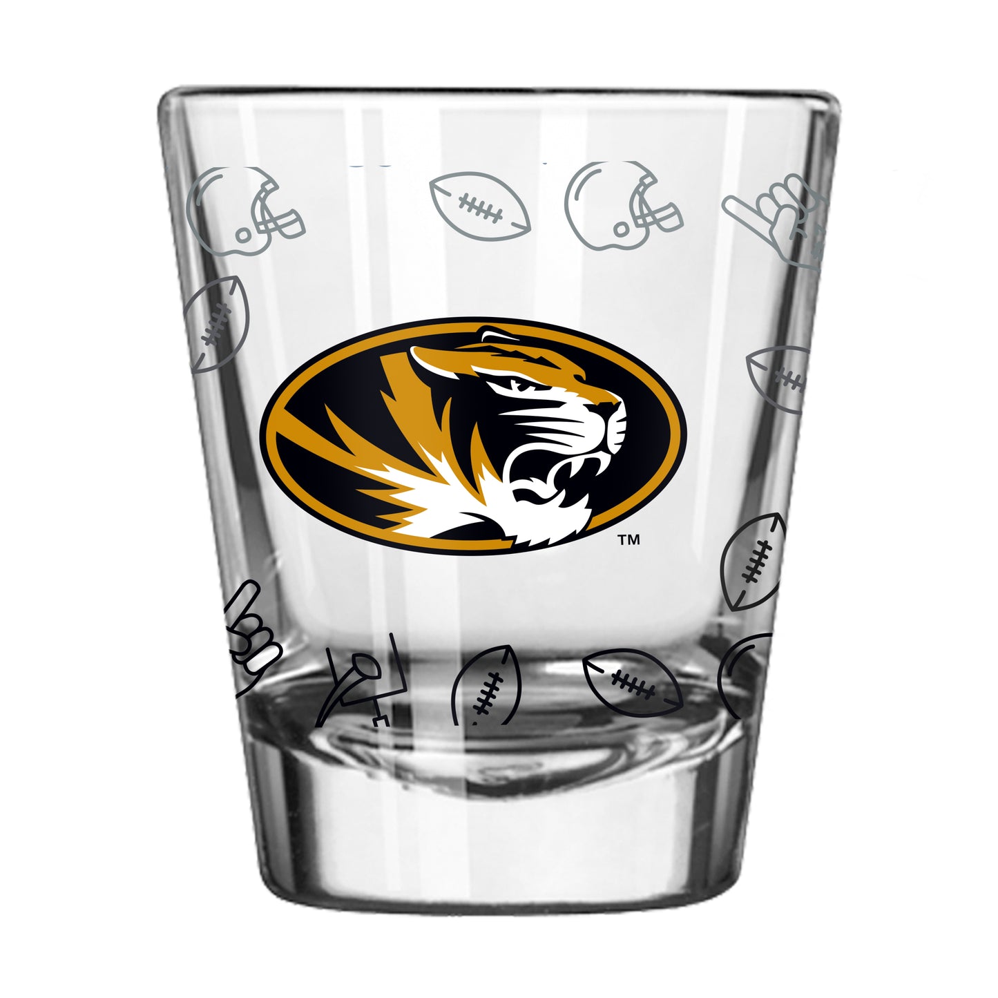 Missouri 2oz Ombre Playmaker Shot Glass