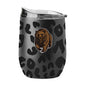 Montana Leopard 16oz Black Powdercoat Curved Beverage