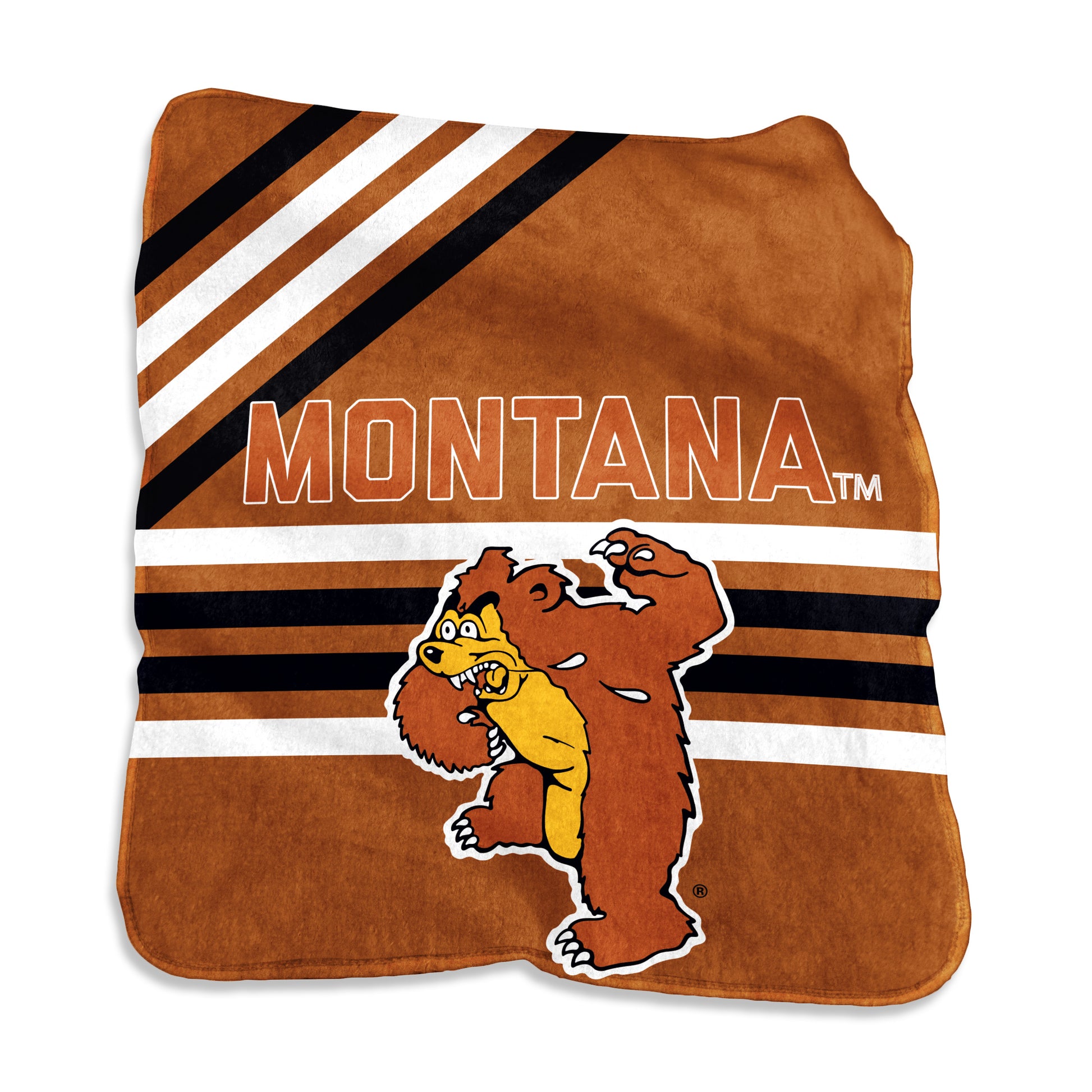 University of Montana Vintage Raschel Throw