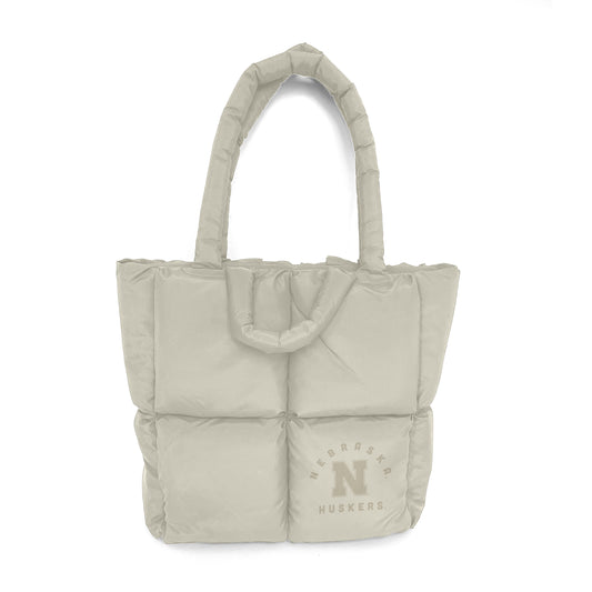 Nebraska Puff Tote