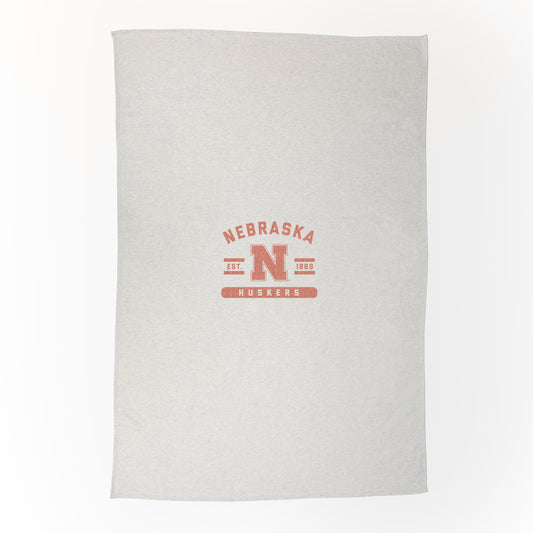 Nebraska Sublimated Sweatshirt Blanket