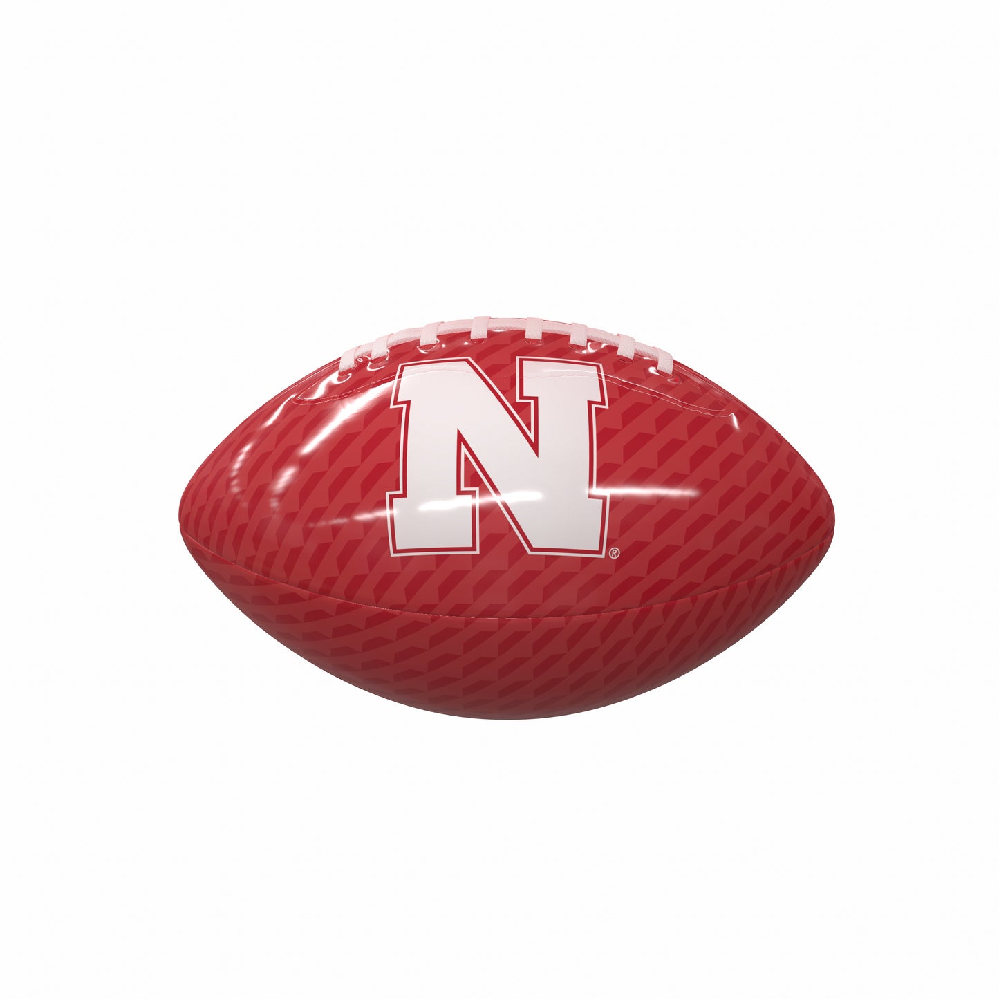 Nebraska Carbon Fiber Mini Size Glossy Football