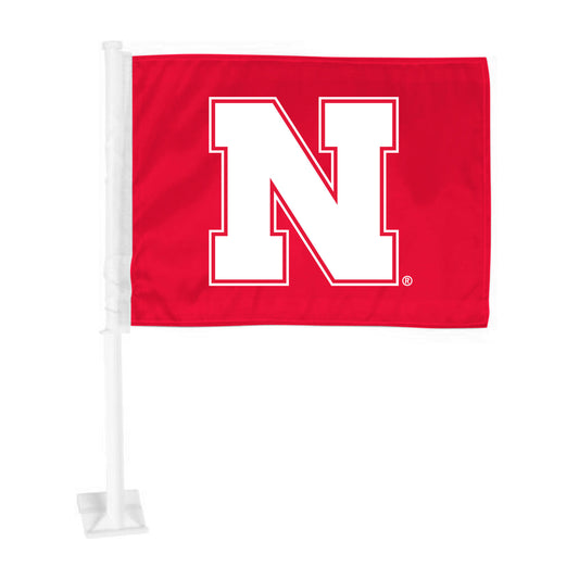 University of Nebraska Car Flag