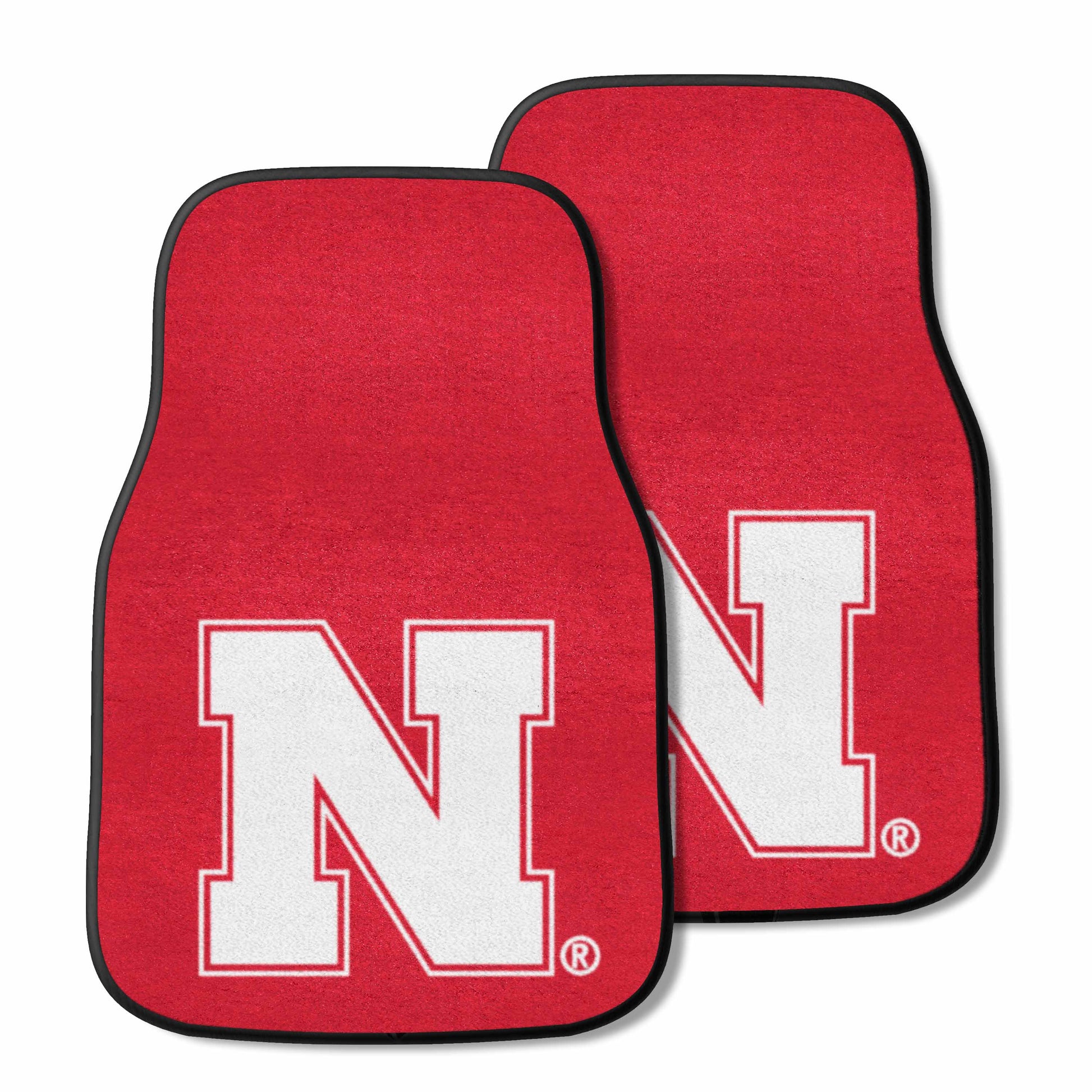 University of Nebraska 2-pc Carpet Car Mat Set