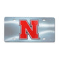 University of Nebraska Chrome Diecast License Plate