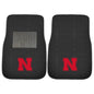 University of Nebraska 2-pc Embroidered Car Mat Set