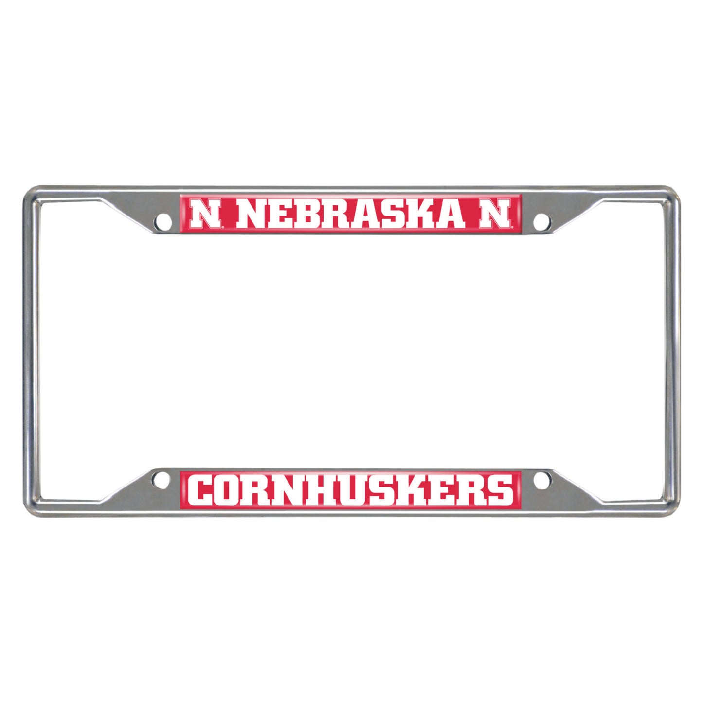 Nebraska Chrome License Plate Frame