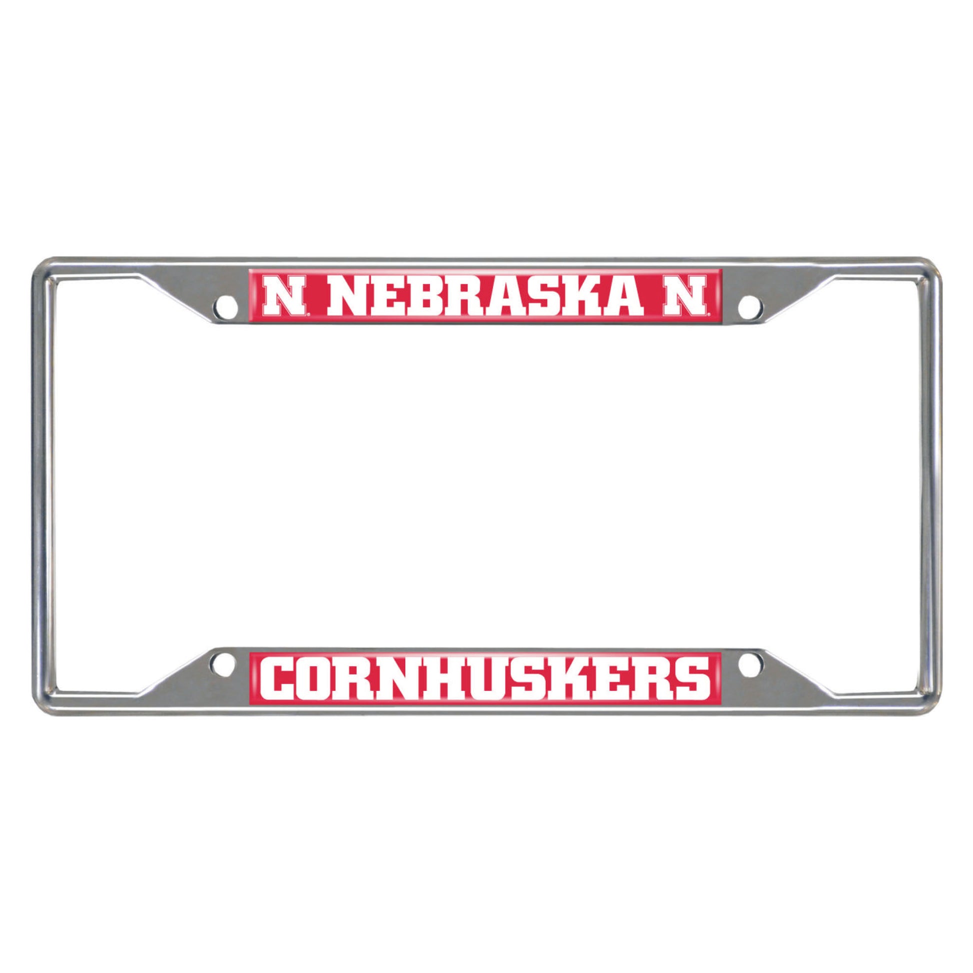 Nebraska Chrome License Plate Frame
