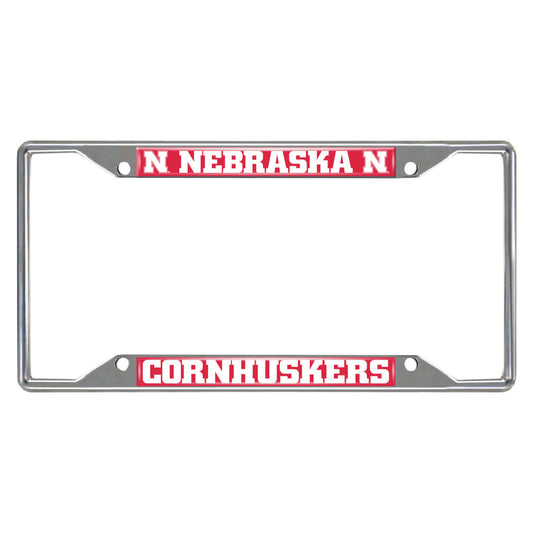 Nebraska Chrome License Plate Frame