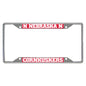Nebraska Chrome License Plate Frame