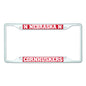 University of Nebraska-White License Plate