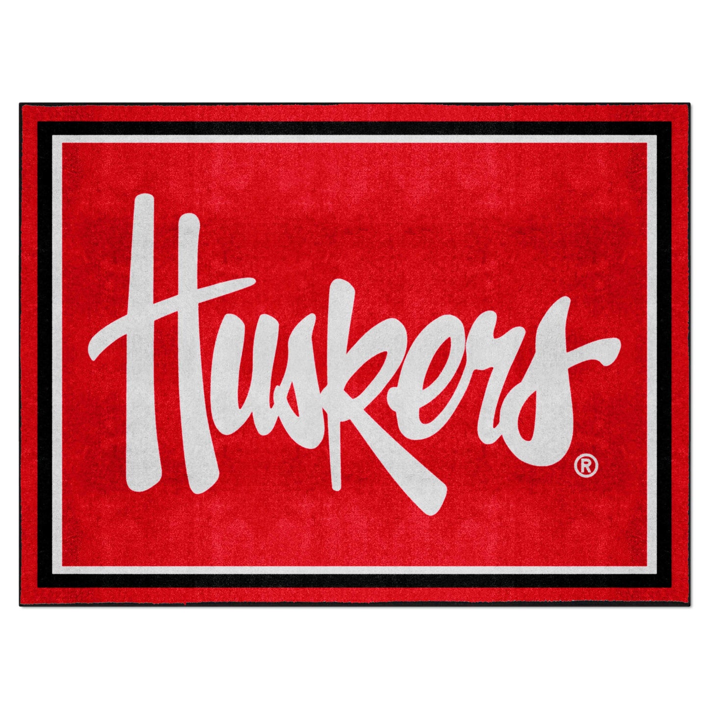 University of Nebraska 8x10 Rug
