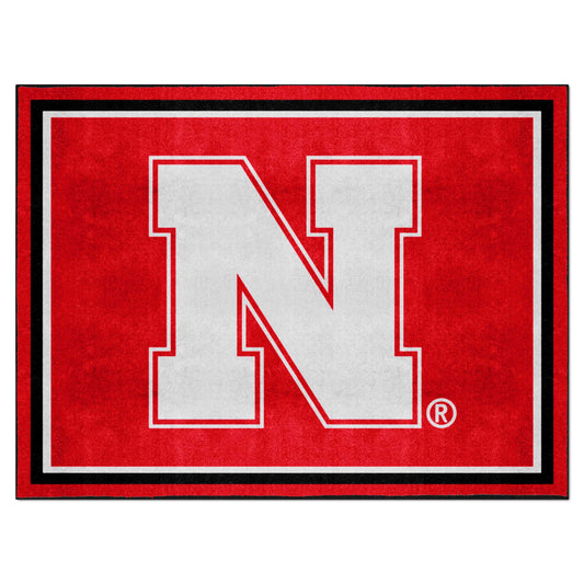 University of Nebraska 8x10 Rug