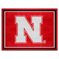 University of Nebraska 8x10 Rug