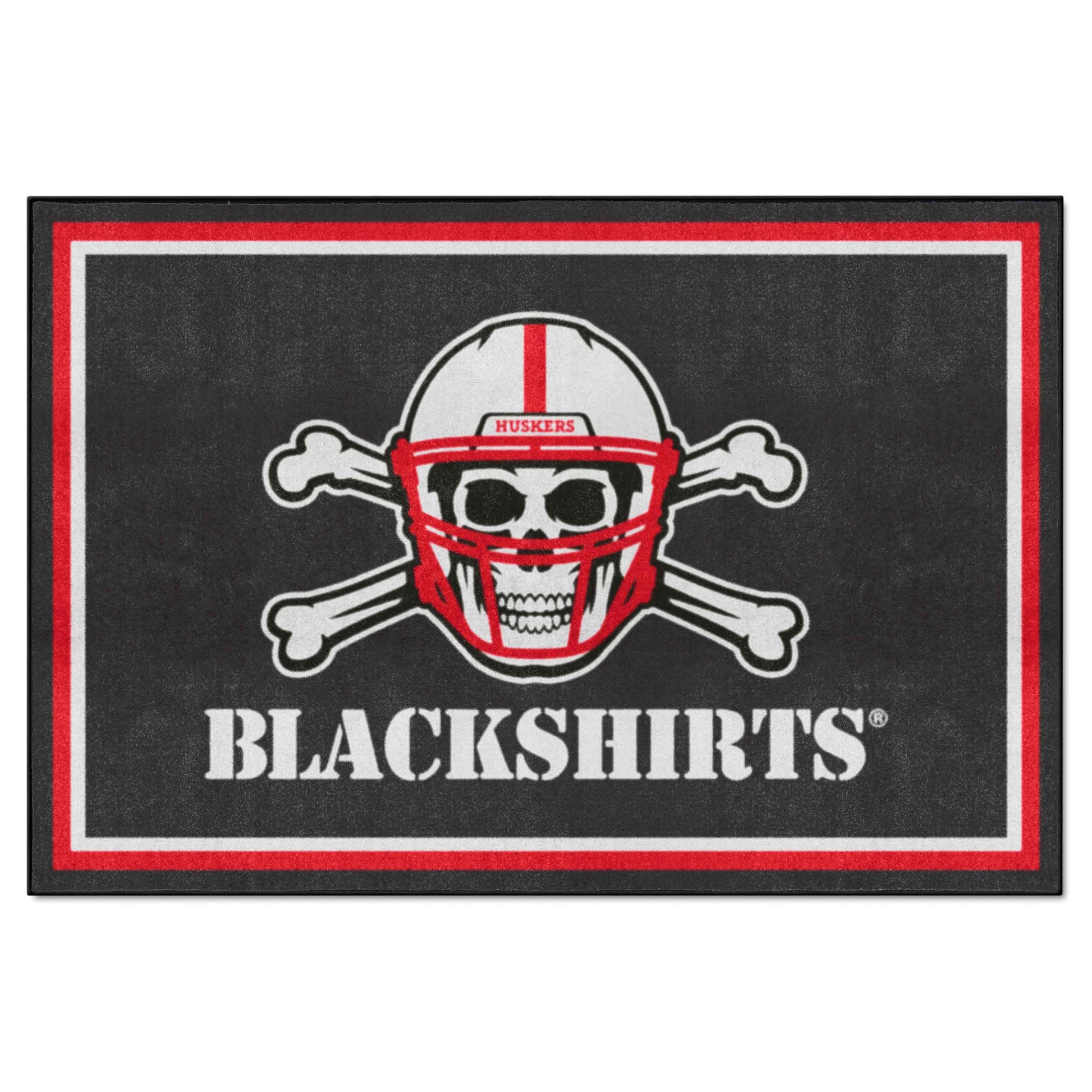 University of Nebraska 5x8 Rug