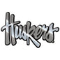 University of Nebraska Plastic Chrome Emblem