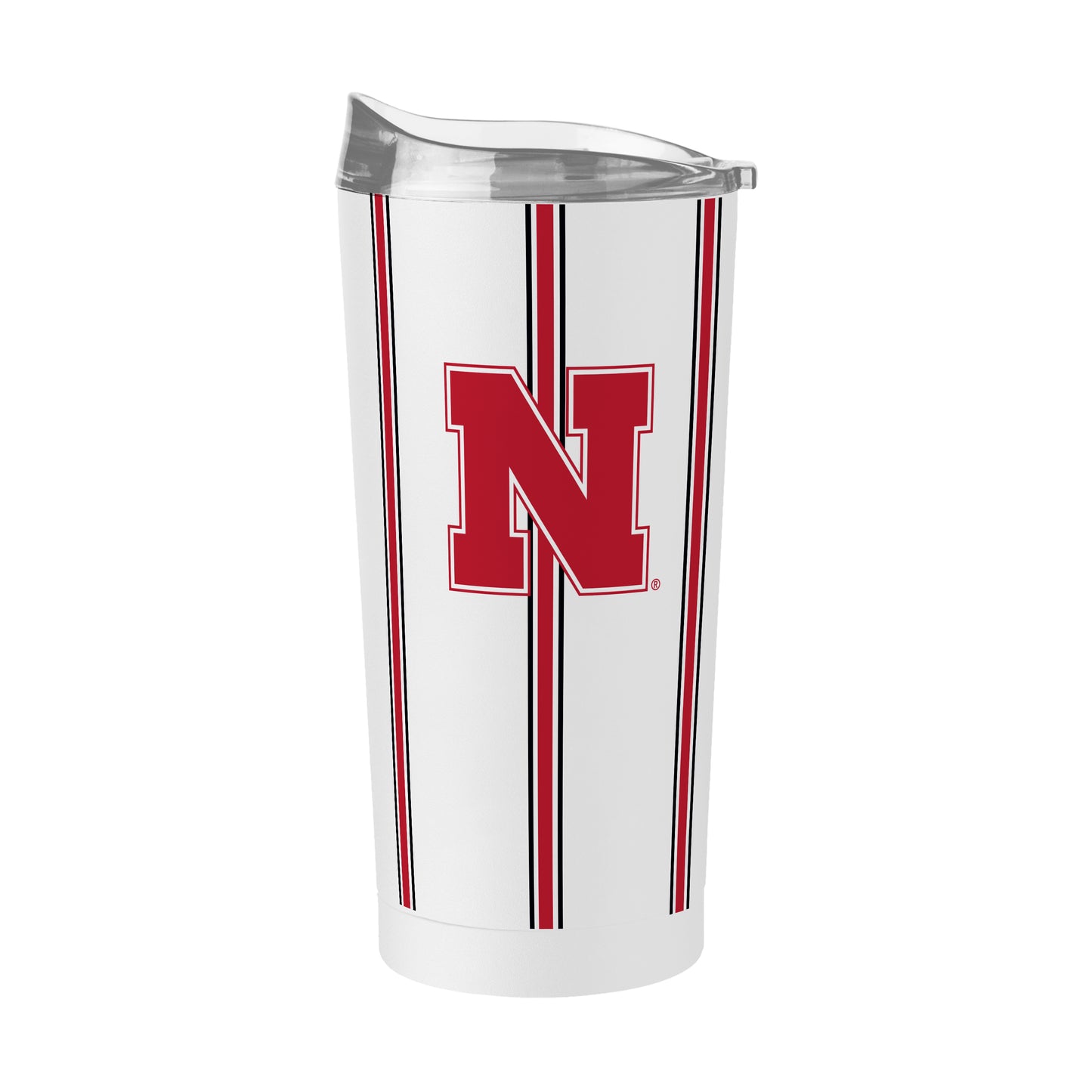 Nebraska 20oz Thin Stripe Powder Coat Tumbler