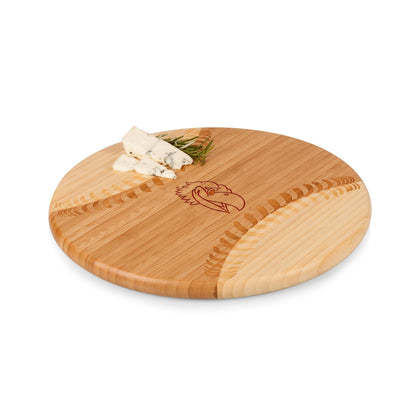 Kansas Jayhawks - Home Run! Baseball Cutting Board & Serving Tray
