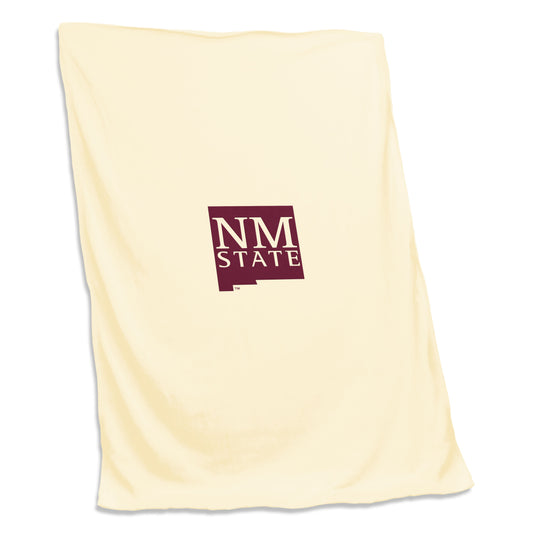 New Mexico State Screened Sweatshirt Blanket