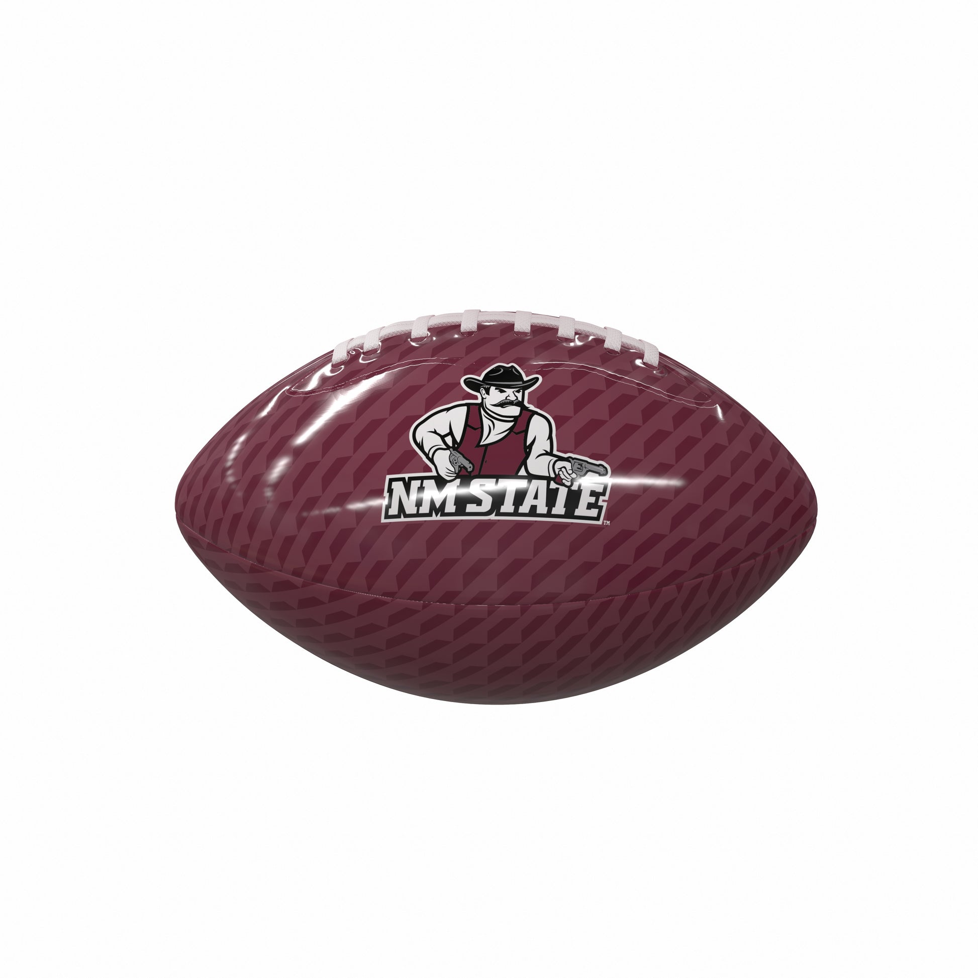 New Mexico State Carbon Fiber Mini Size Glossy Football