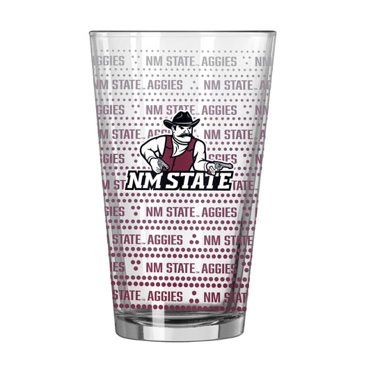 New Mexico State 16oz Chant Fade Pint Glass