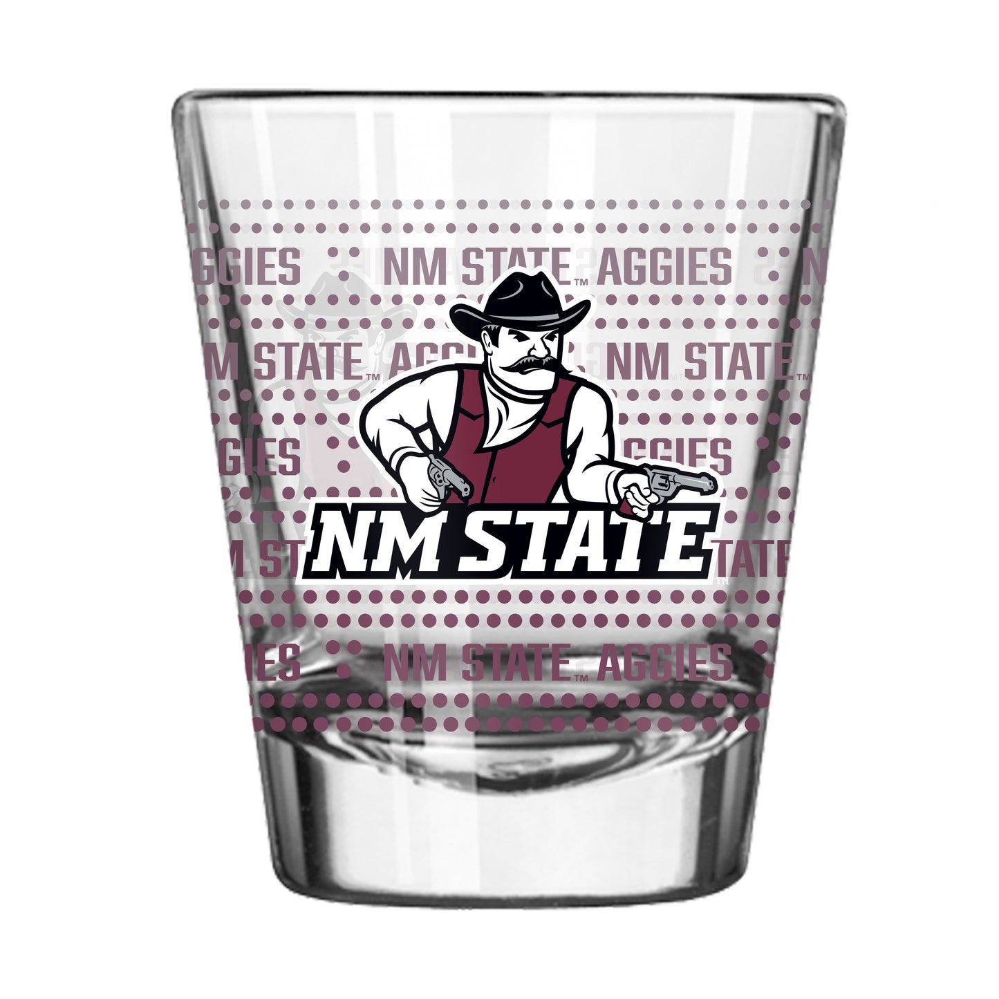 New Mexico State 2oz Chant Fade Shot Glass