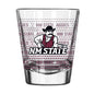 New Mexico State 2oz Chant Fade Shot Glass