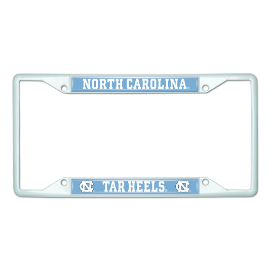 UNC Chapel Hill White License Plate