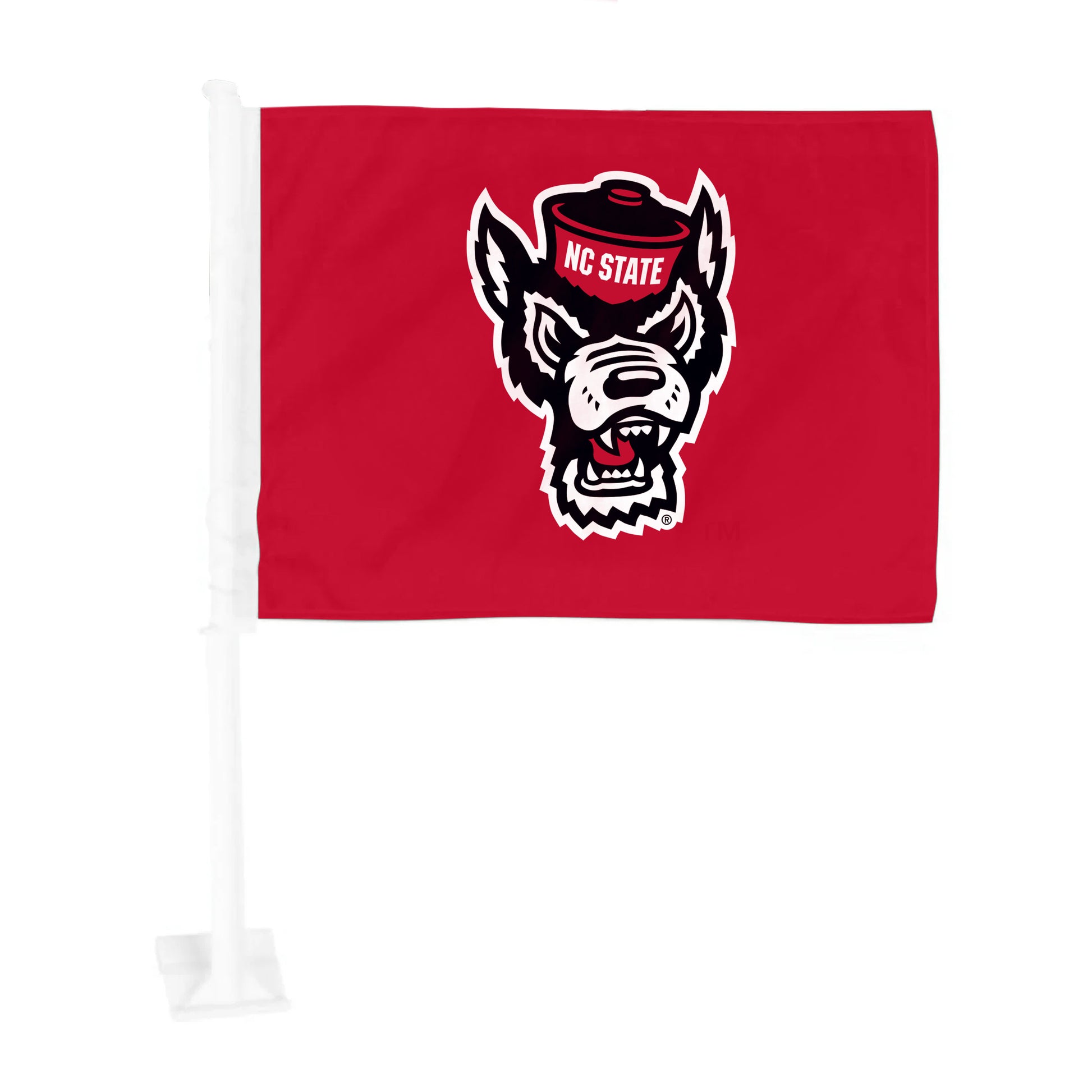 NC State Car Flag 11x14