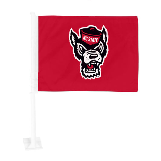 NC State Car Flag 11x14