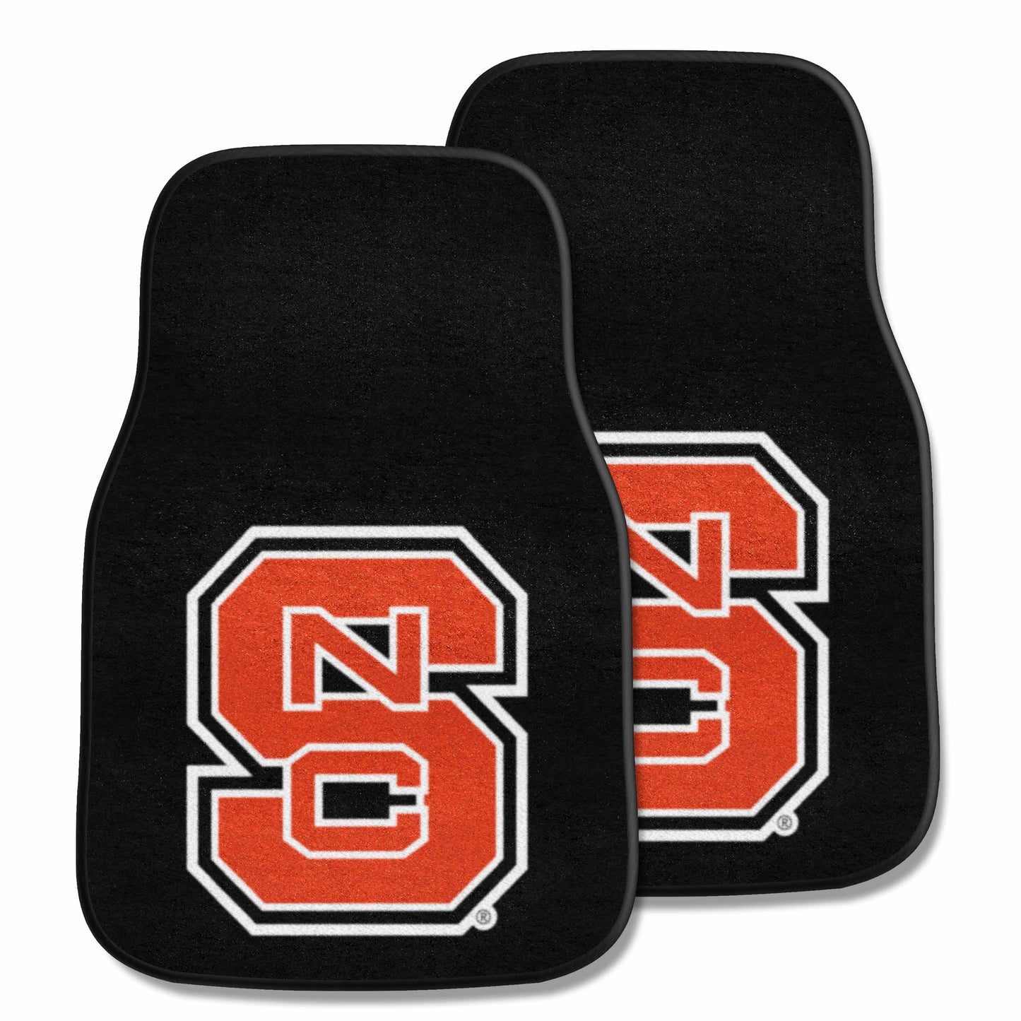 NC State University 2-pc Carpet Car Mat Set