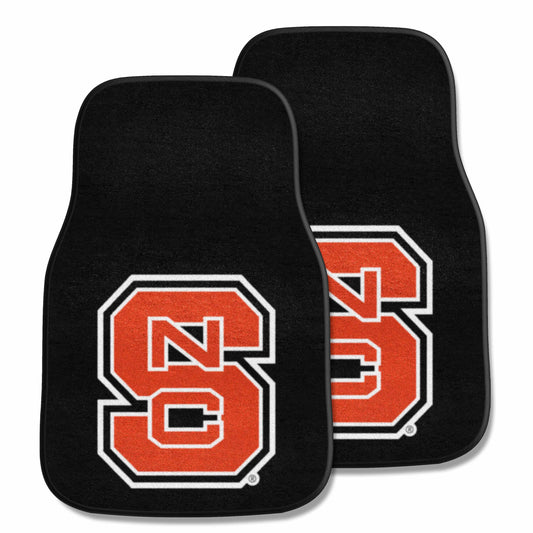 NC State University 2-pc Carpet Car Mat Set