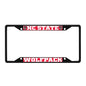 North Carolina State University Black License Plate Frame