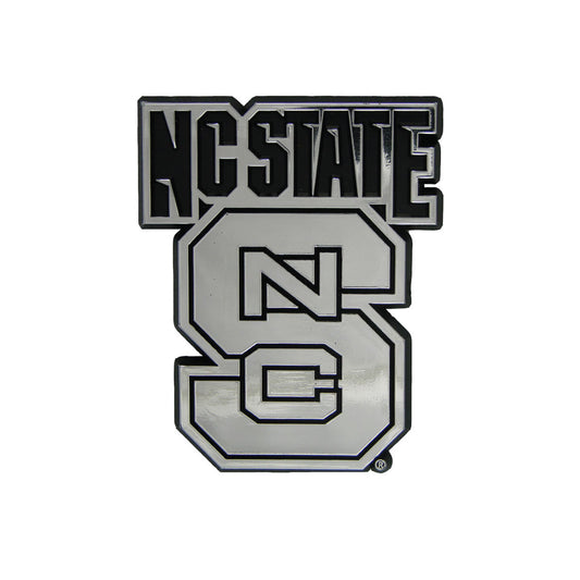 NC State University Plastic Chrome Emblem