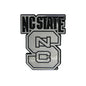 NC State University Plastic Chrome Emblem