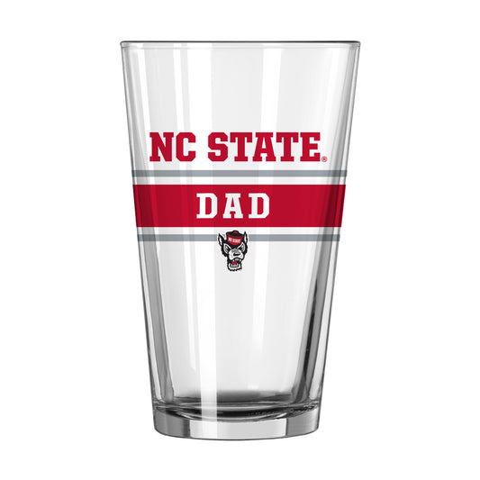 NC State DAD 16oz Pint Glass