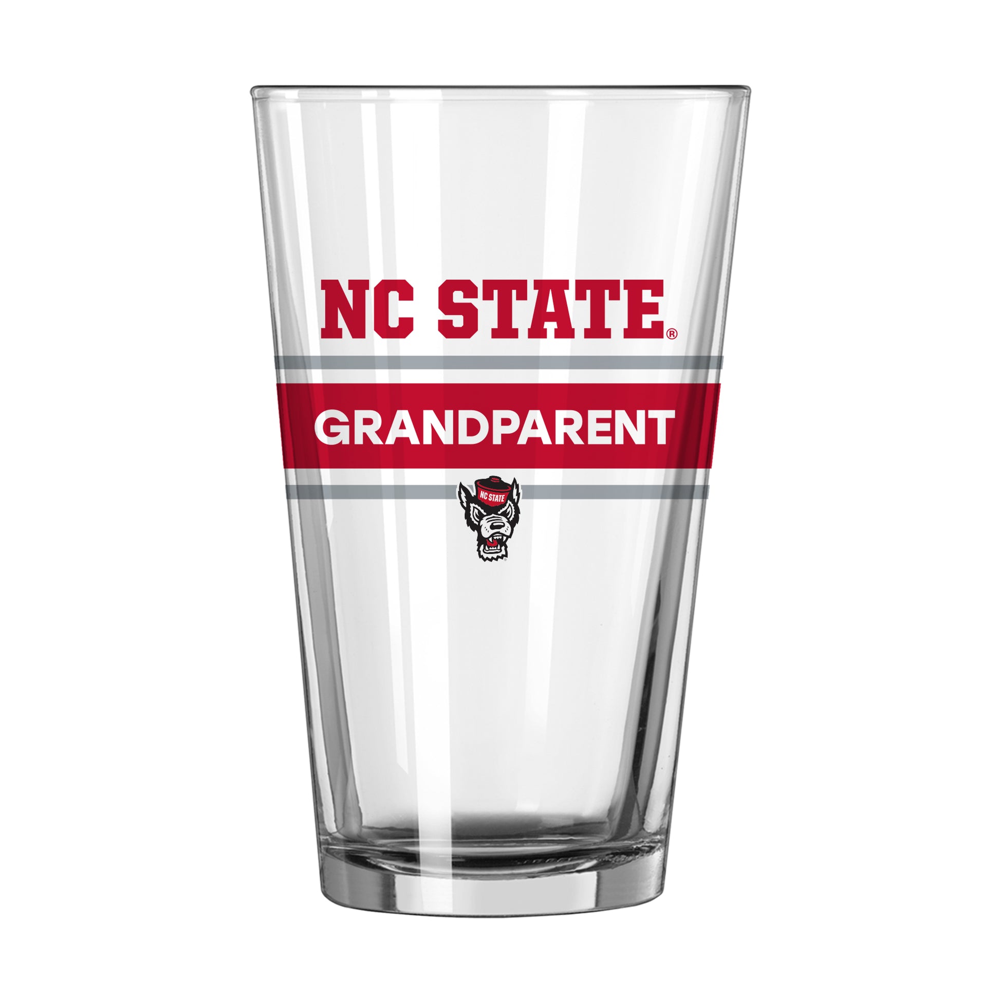 NC State Grandparent 16oz Pint Glass