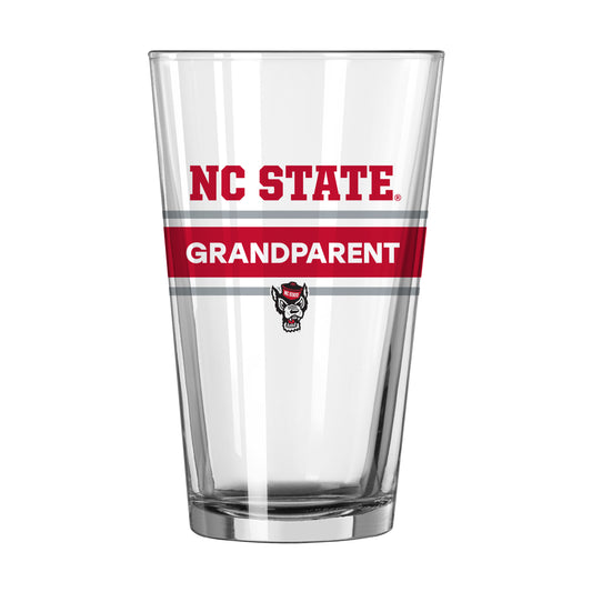 NC State Grandparent 16oz Pint Glass