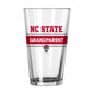 NC State Grandparent 16oz Pint Glass