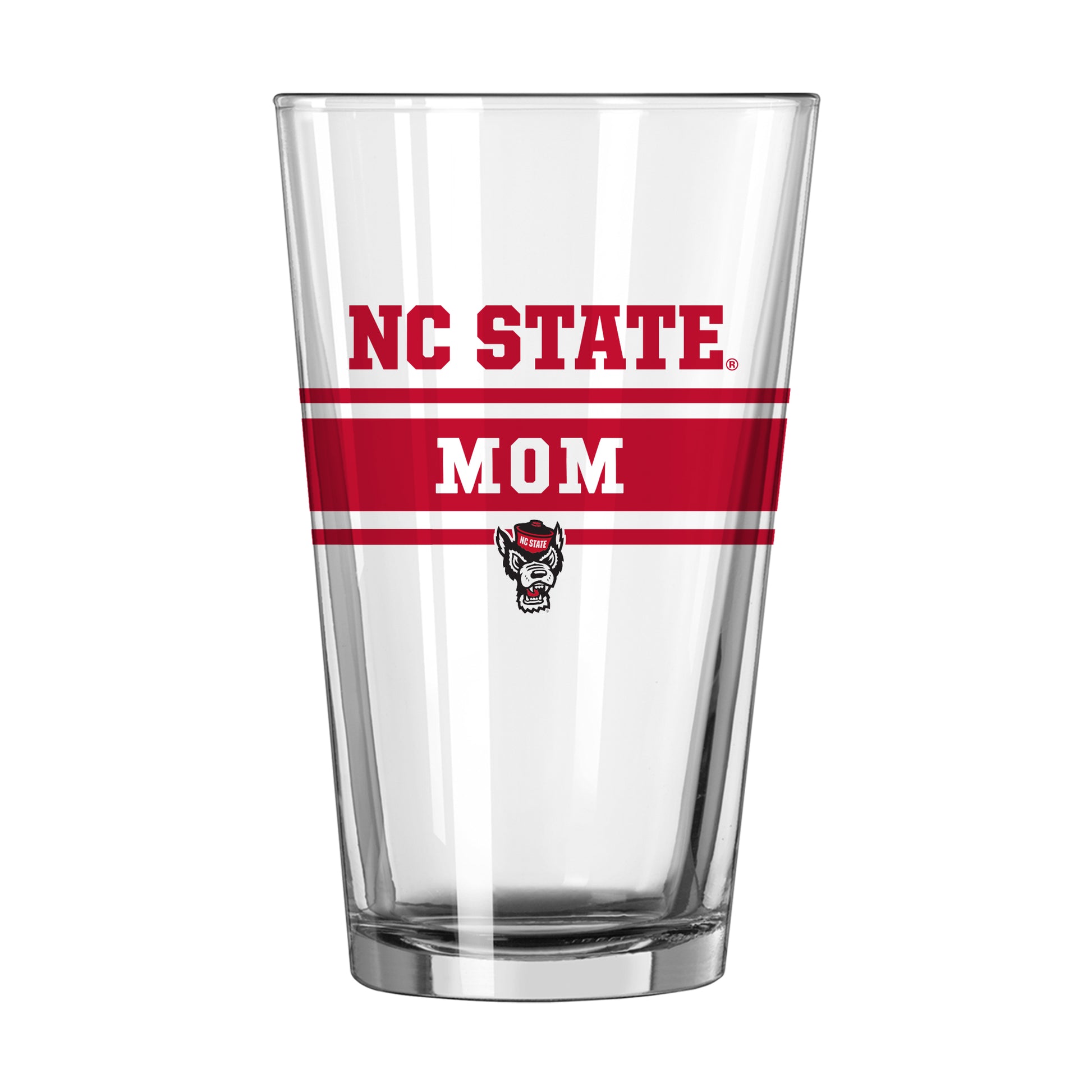 NC State MOM 16oz Pint Glass