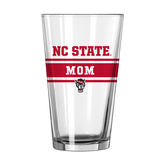 NC State MOM 16oz Pint Glass