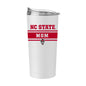 NC State Mom White 20oz Powder Coat Tumbler