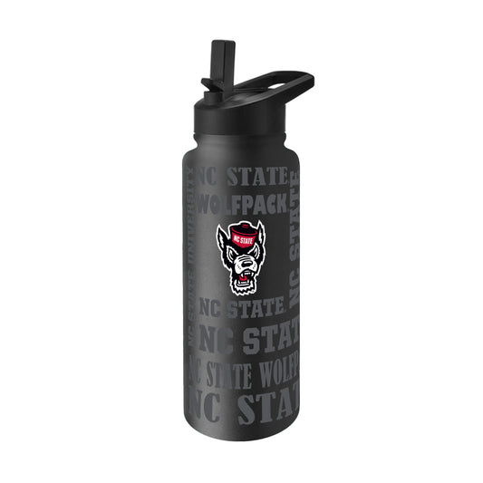 NC State 34oz Black Replay Quencher Bottle