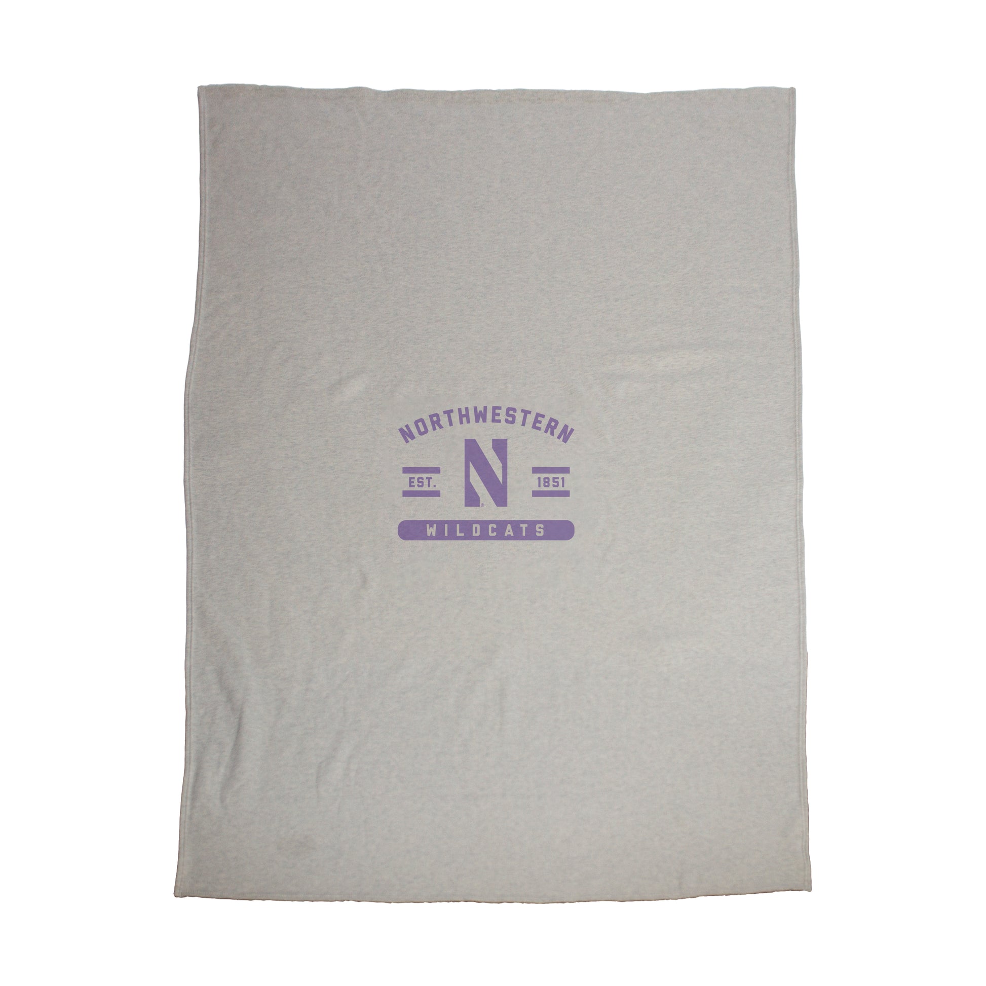 Northwestern Sublimated Sweatshirt Blanket