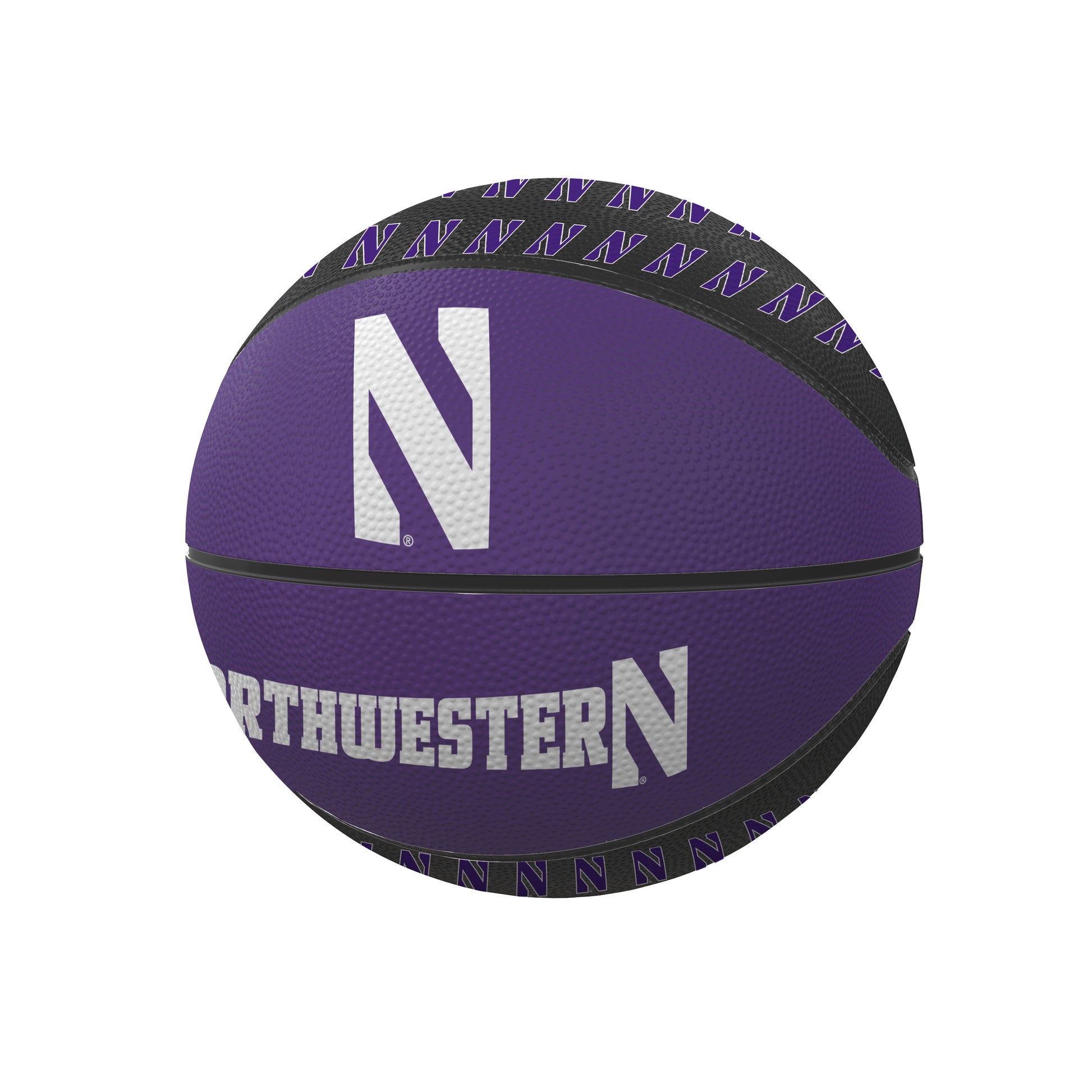 Northwestern Mini Size Rubber Basketball