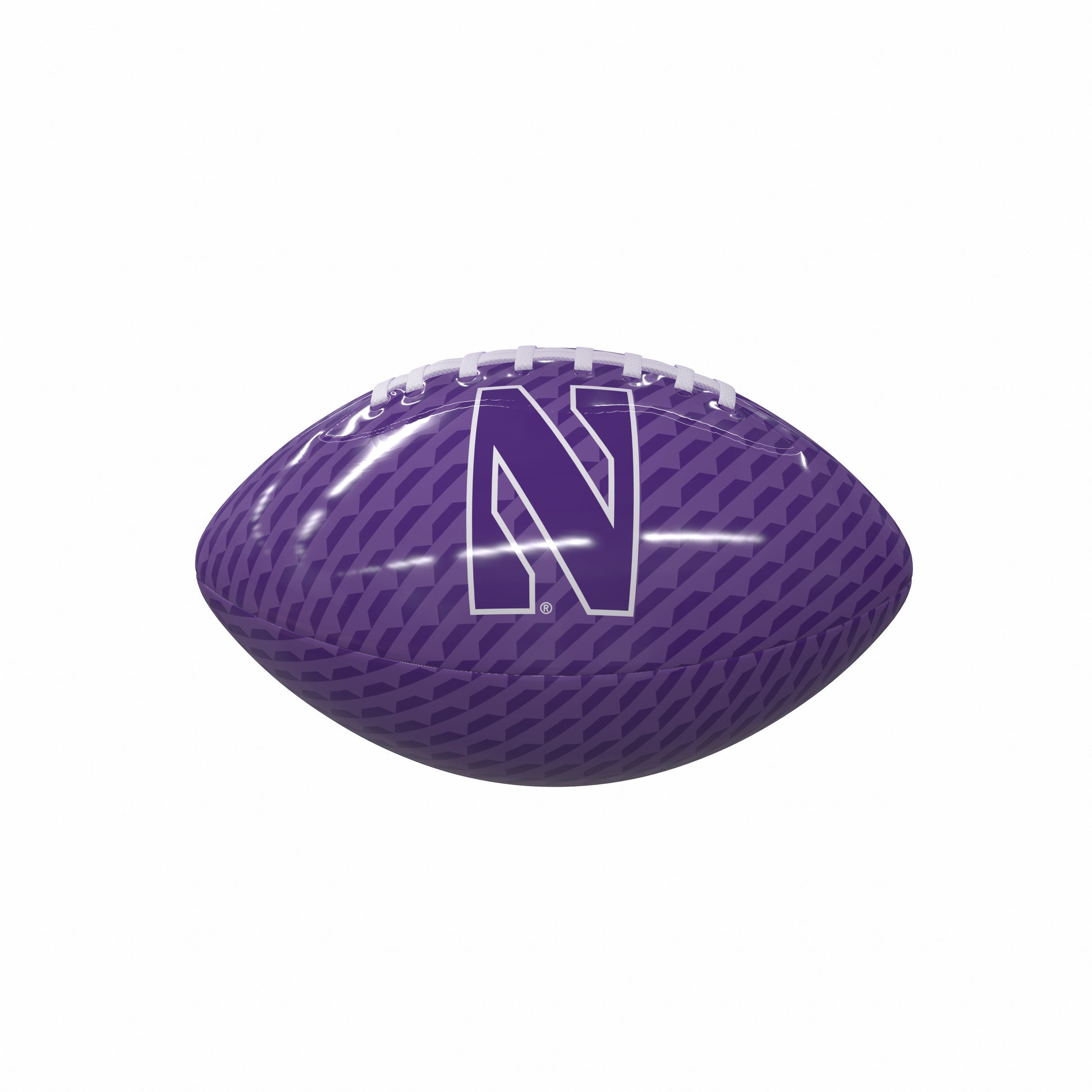Northwestern Carbon Fiber Mini Size Glossy Football