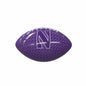 Northwestern Carbon Fiber Mini Size Glossy Football