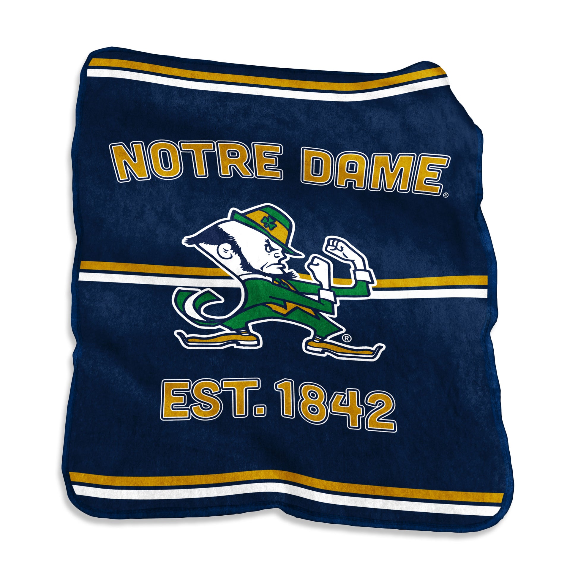 Notre Dame Raschel Rally House Throw