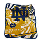 Notre Dame Swirl Raschel Throw